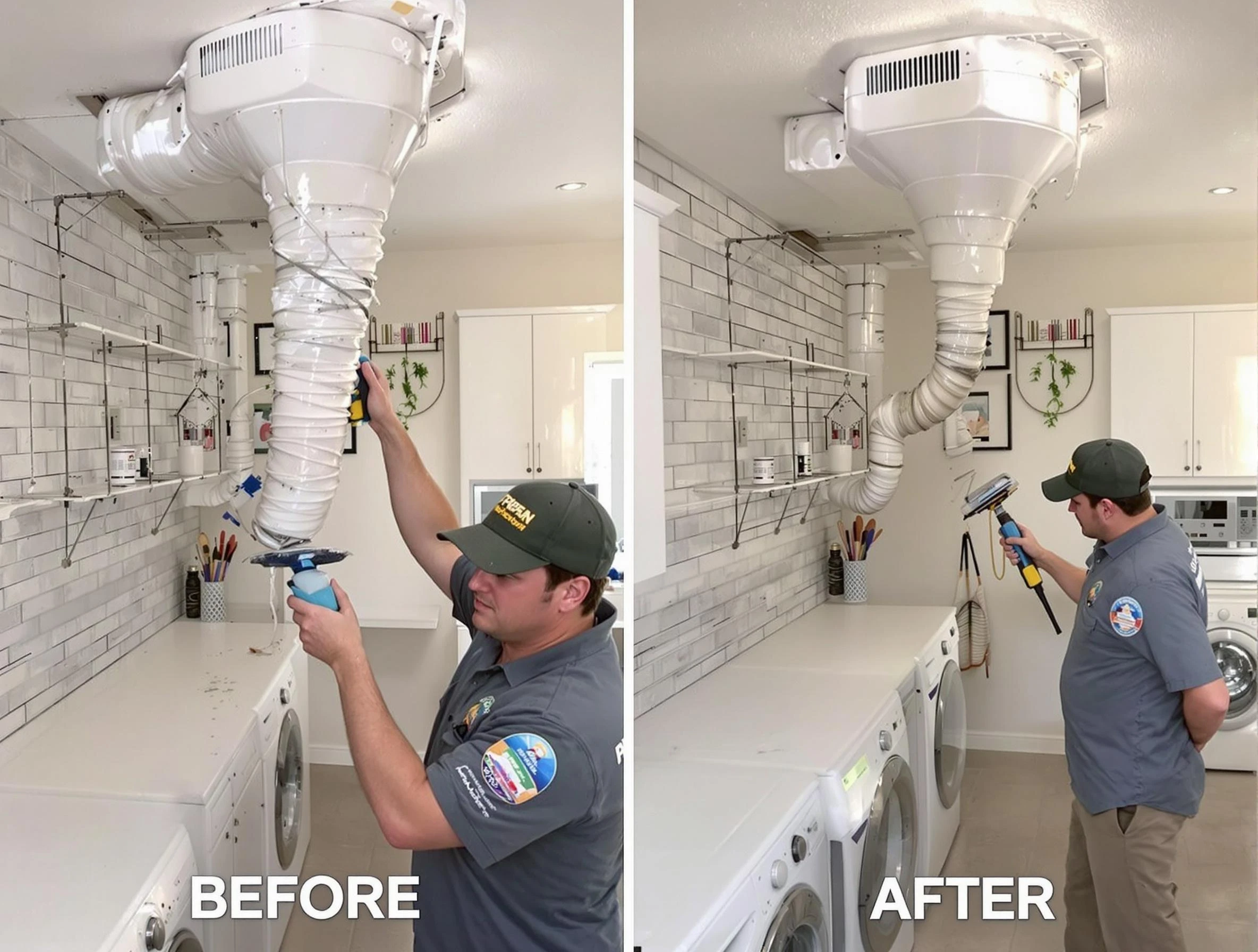 Professional dryer exhaust vent cleaning by Farmington Dryer Vent Cleaning in Farmington