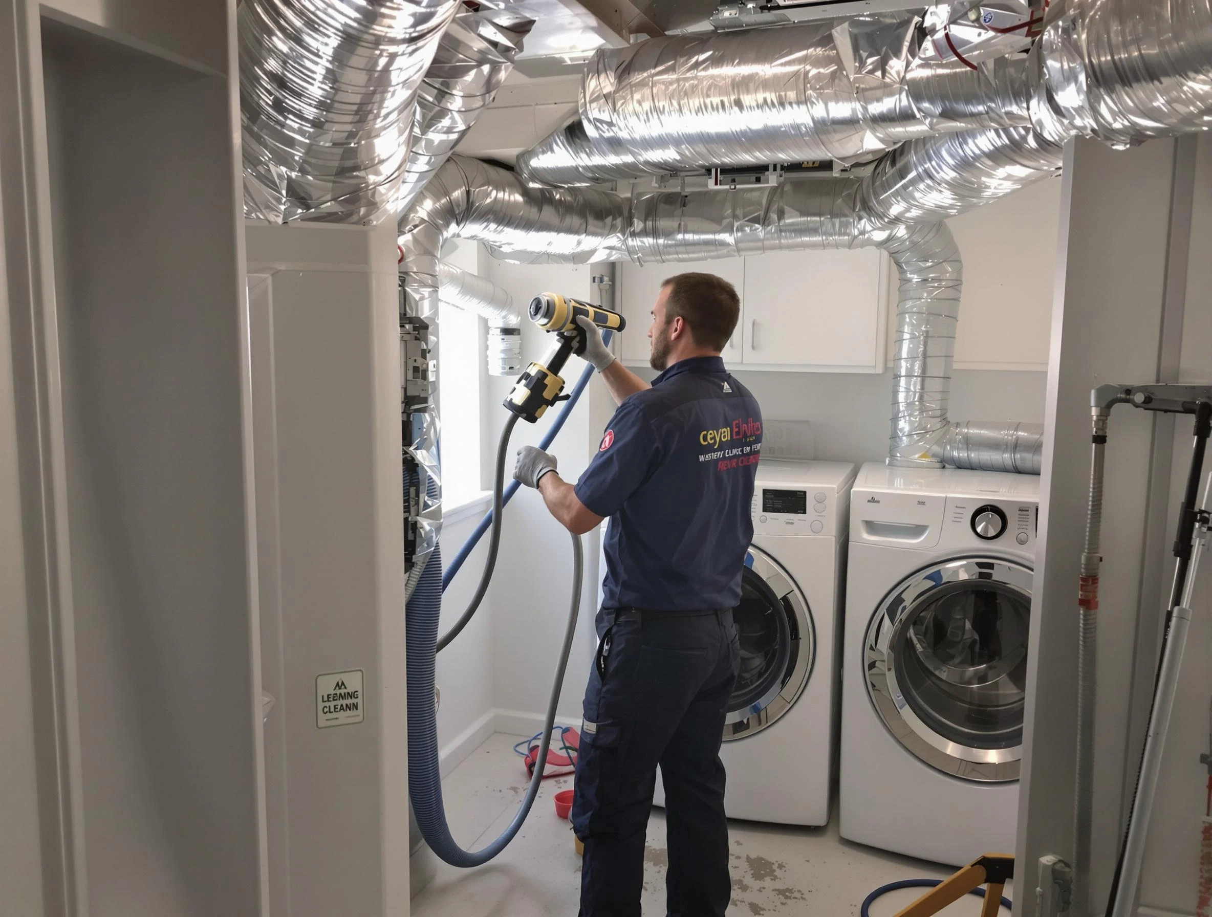 Farmington Dryer Vent Cleaning specialist using advanced equipment for thorough duct cleaning in Farmington