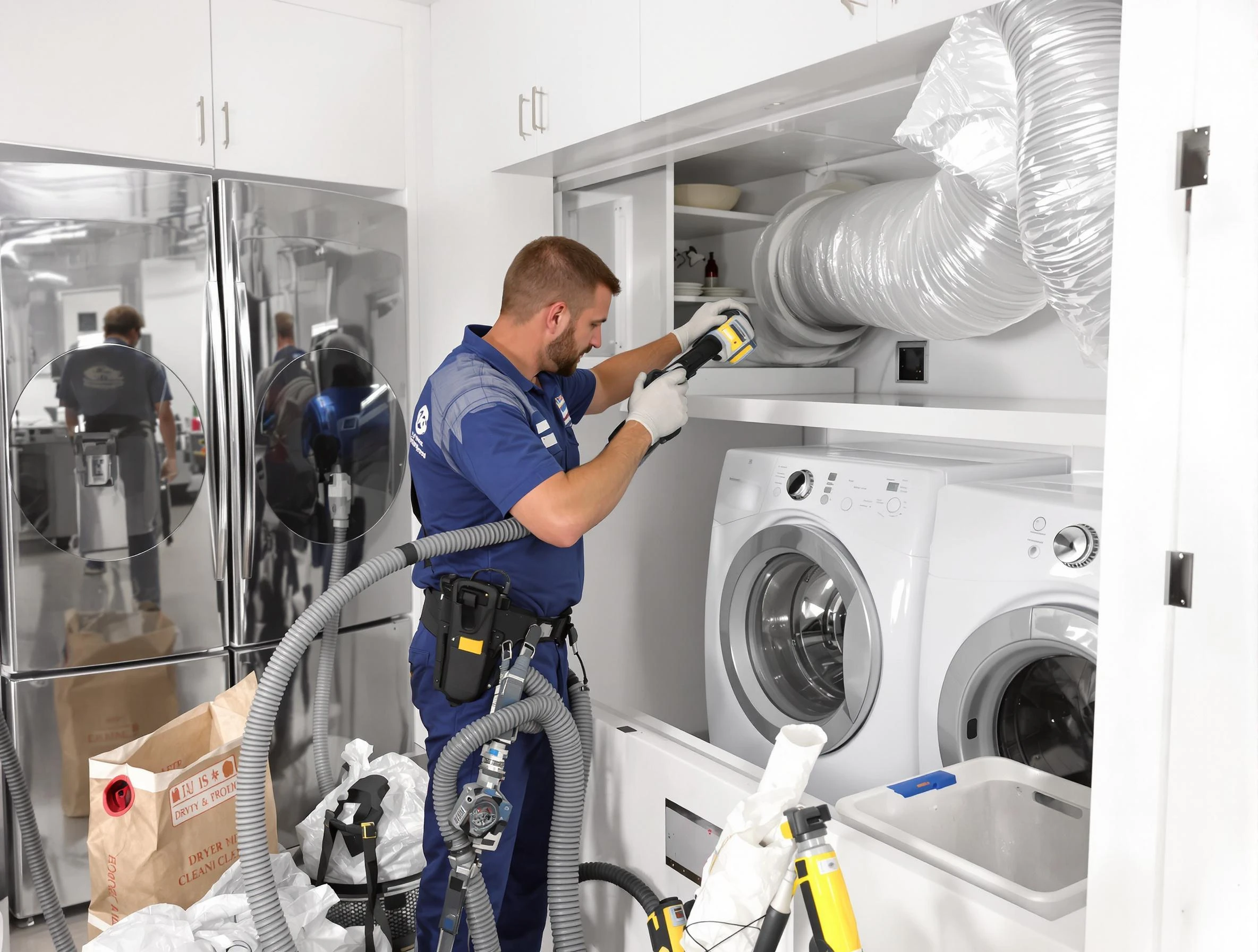 Professional duct cleaning by Farmington Dryer Vent Cleaning in Farmington
