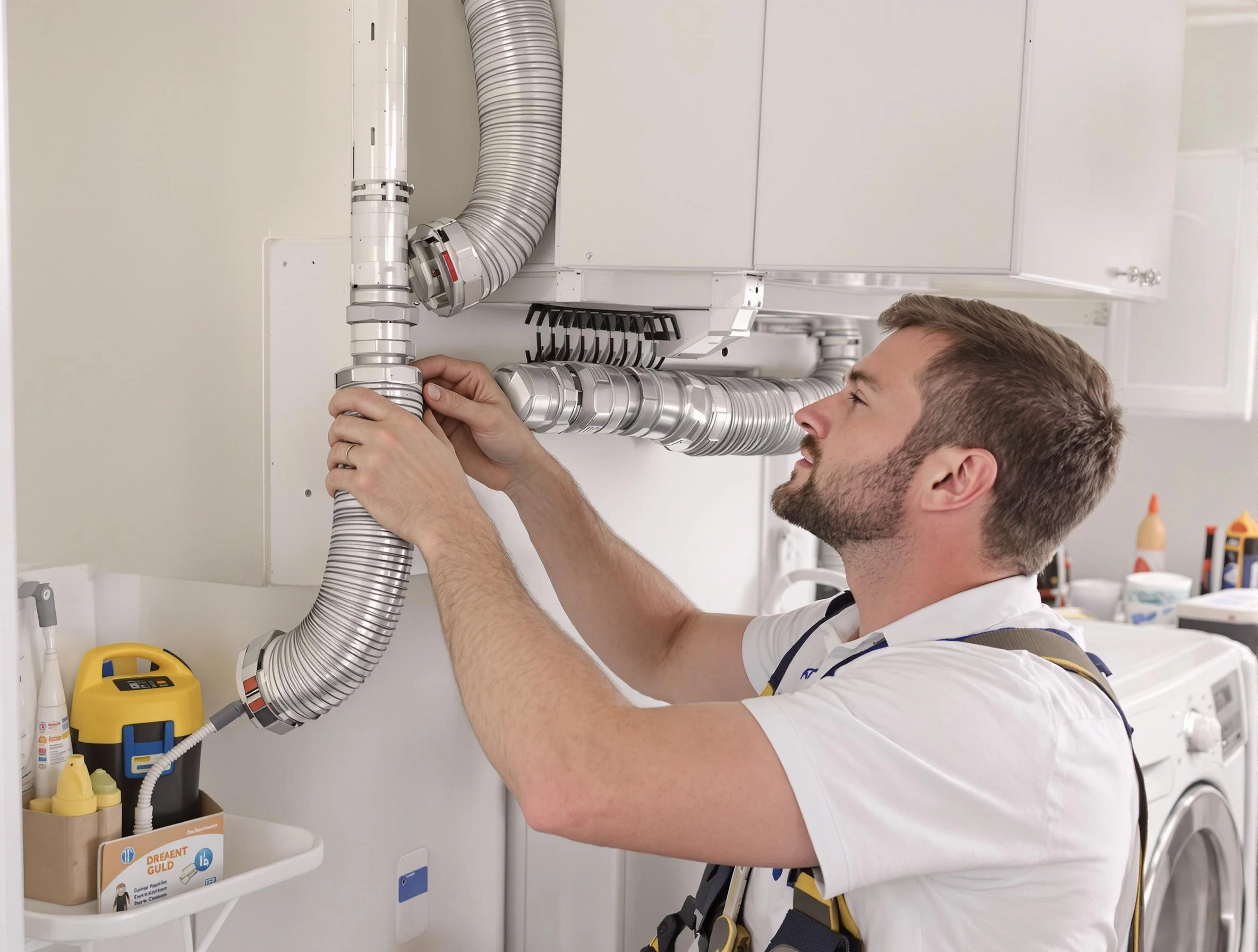 Professional dryer vent repair and installation by Farmington Dryer Vent Cleaning in Farmington